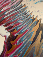 Load image into Gallery viewer, Mountainscape - 12x12" Stretched Canvas Original