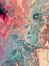 Load image into Gallery viewer, Metallic Purple Bubbles - 12x12" Gesso Wood Board Original