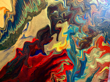 Load image into Gallery viewer, Lost in Golden Waves - 11x14" Stretched Canvas Original