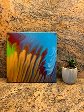 Load image into Gallery viewer, Golden Channels - 10x10" Stretched Canvas Original