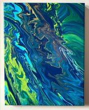 Load image into Gallery viewer, Space Escape - 11x14" Stretched Canvas Original