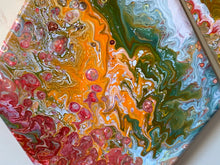 Load image into Gallery viewer, Melt Away Hexagons (Set of 2) - Approx 12" Hexagons Stretched Canvas Originals