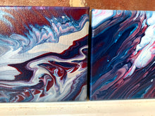 Load image into Gallery viewer, Patriotic Squares (Set of 3) - 4x4" Deep Stretched Canvas Originals