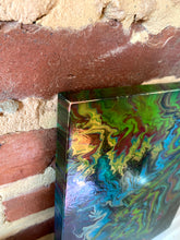 Load image into Gallery viewer, Rick & Morty Psychedelic - 8x10" Gesso Wood Board Original