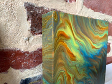 Load image into Gallery viewer, Opal Earthy Hues (Set of 2) - 6x6" Deep Stretched Canvas Original