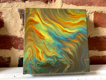 Load image into Gallery viewer, Opal Earthy Hues (Set of 2) - 6x6" Deep Stretched Canvas Original