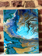 Load image into Gallery viewer, Earth from Space - 11x14" Stretched Canvas Original