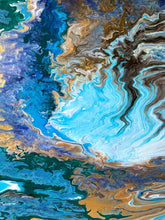 Load image into Gallery viewer, Earth from Space - 11x14" Stretched Canvas Original