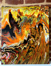 Load image into Gallery viewer, Flames of Passion - 20x24" Stretched Canvas Original