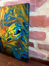 Load image into Gallery viewer, Psychedelic Blues - 11x14" Stretched Canvas Original