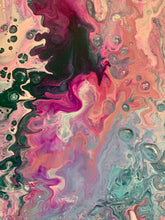 Load image into Gallery viewer, Metallic Purple Bubbles - 12x12&quot; Gesso Wood Board Original
