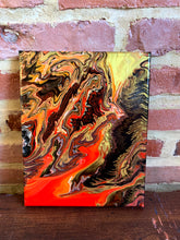 Load image into Gallery viewer, Golden Black &amp; Red Flames
