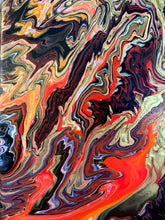 Load image into Gallery viewer, Golden Black &amp; Red Flames
