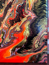 Load image into Gallery viewer, Golden Black &amp; Red Flames

