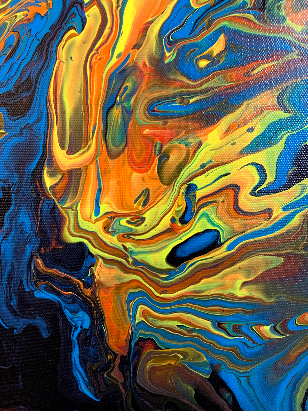 Psychedelic Blues - 11x14