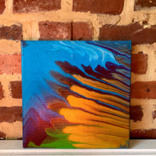 Load image into Gallery viewer, Golden Channels - 10x10&quot; Stretched Canvas Original
