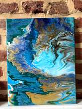 Load image into Gallery viewer, Earth from Space - 11x14&quot; Stretched Canvas Original
