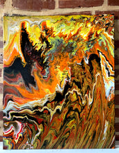 Load image into Gallery viewer, Flames of Passion - 20x24&quot; Stretched Canvas Original
