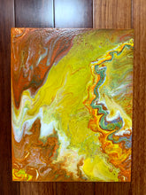 Load image into Gallery viewer, Energetic Bubbles - 11x14&quot; Gesso Wood Board Original
