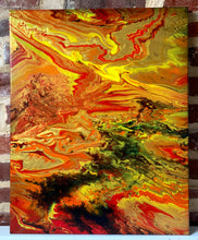 Load image into Gallery viewer, Dancing Fire - 16x20&quot; Stretched Canvas Original
